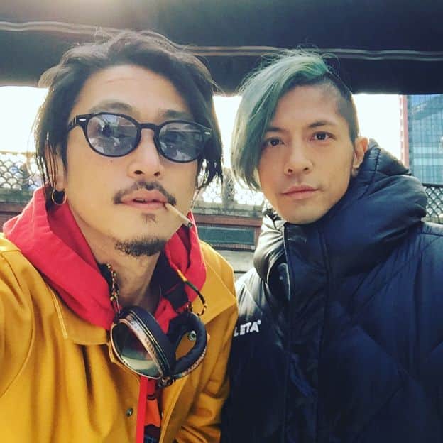 窪塚洋介のインスタグラム：「#yosuke_kubozuka ”I shot「Soul Ship」MV on the ship with Kj & Dir.Toyoda. I'v never been watched such a faces of Tokyo.”」