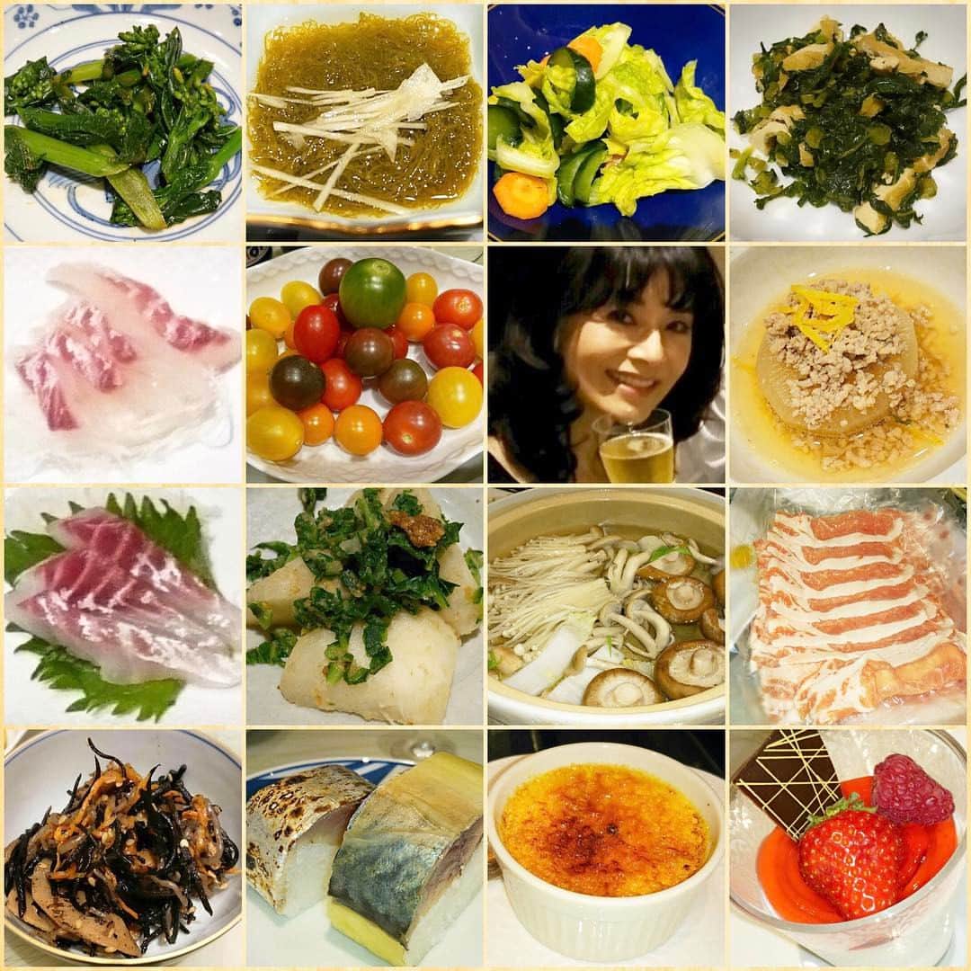 大地真央さんのインスタグラム写真 - (大地真央Instagram)「お野菜中心のバランスの取れたヘルシーお花見🌸ホームパーティー🎉 たっぷり食べて🥘たっぷり飲んで🍾🍶デザート🍮🍰☕️まで！ #えぇ？！ #ヘルシー？？ #どこが…？ #大地真央 #MAODAICHI」4月4日 12時30分 - daichimao_official