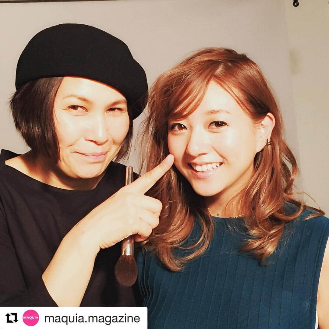 伊藤千晃さんのインスタグラム写真 - (伊藤千晃Instagram)「千吉良恵子さんとメイクについてたっぷり語りました😊💄 #Repost @maquia.magazine with @repostapp ・・・ ただいまマキアオンライン「伊藤千晃のBijyo Diary」の撮影中！ 今回は千晃ちゃん×千吉良さんの初タッグでお届けします✨ お楽しみに〜💓 WEB担当・N  #伊藤千晃 #千吉良恵子 #撮影 #makeup #メイク #maquia #maquiaonline #マキア #マキアオンライン #beauty #follow #寺田茉布」4月4日 15時39分 - kikichiaki