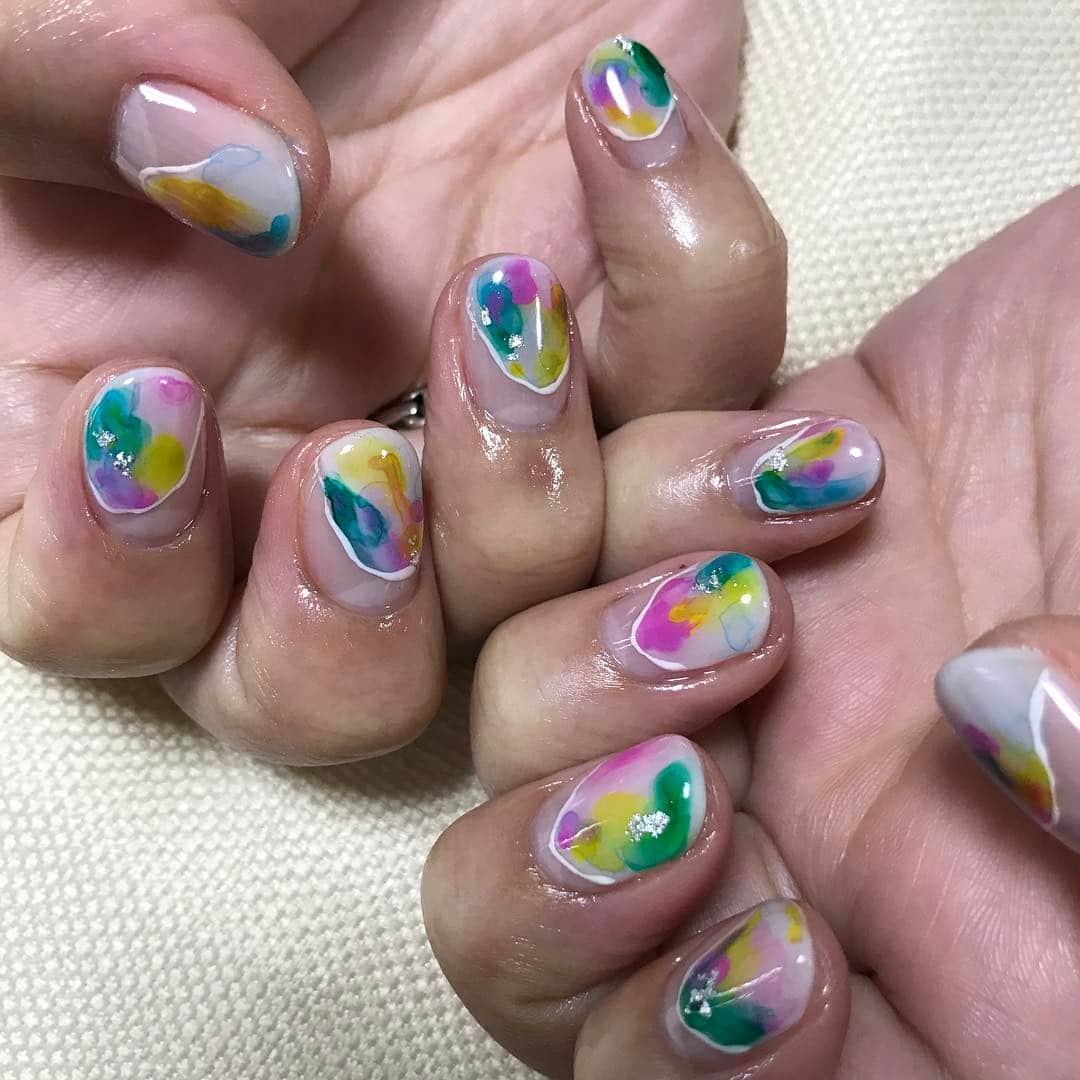 工藤紋華のインスタグラム：「ネイル💅 #nail  #nailstagram  #おしゃれネイル #ネイル」