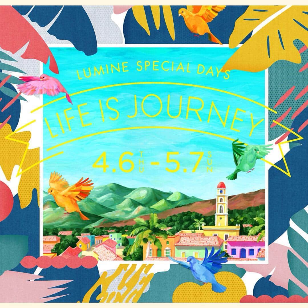 ルミネ公式のインスタグラム：「LUMINE SPECIAL DAYS　～LIFE IS JOURNEY～ 4.6 thu － 5.7 sun 「死ぬまでに行きたい！世界の絶景」プロデューサー詩歩が提案する「本当は誰にも教えたくない5つの旅」をプレゼント！ 詳細はルミネ特設サイトをチェック！ http://www.lumine.ne.jp/journey/ #lumine #ルミネ #specialdays  #lifeisjourney #詩歩 #死ぬまでに行きたい #世界の絶景」