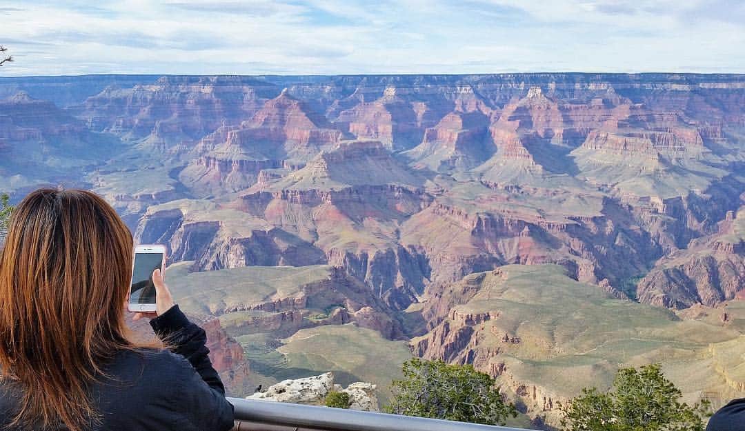 武田紗季のインスタグラム：「The most beautiful view I've ever seen in my life. #beautiful #GrandCanyon #nationalpark #Arizona #desert #usa #nature #love」