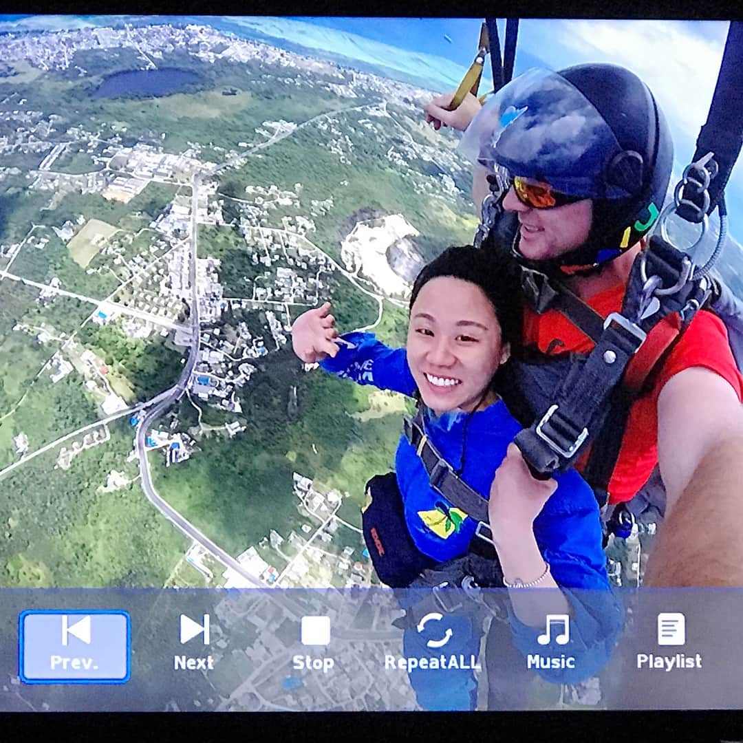 趙芸蕾さんのインスタグラム写真 - (趙芸蕾Instagram)「在美国塞班岛完成高空跳伞的愿望❤ get ✅」4月11日 19時03分 - zhaoyunlei00095