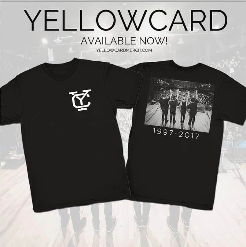 Yellowcardさんのインスタグラム写真 - (YellowcardInstagram)「New shirt from our final show is available now at yellowcardrock.com」4月13日 5時04分 - yellowcard