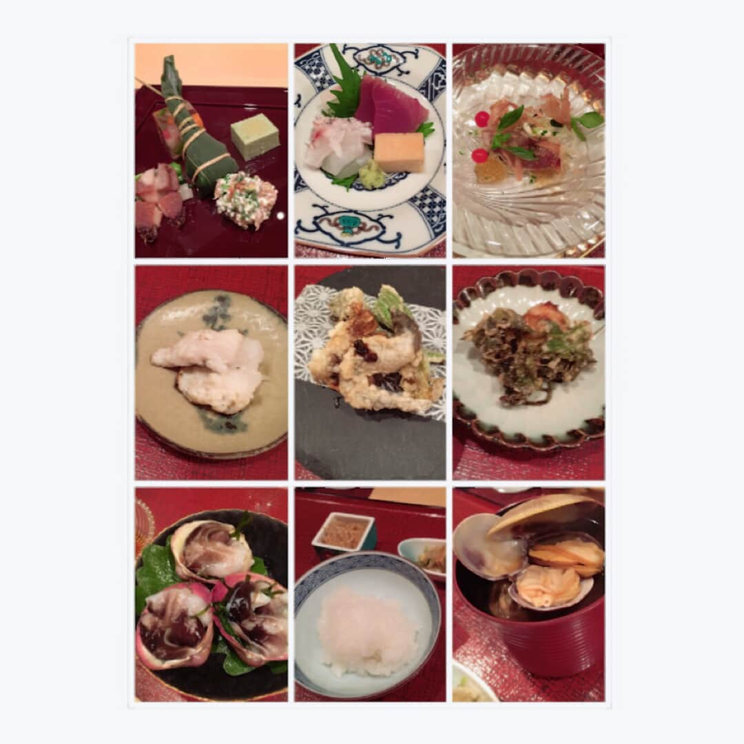 佐井祐里奈さんのインスタグラム写真 - (佐井祐里奈Instagram)「旬の美味しい食材を使って最高のお料理をだしてくださる #蓬左茶寮 家族５人＋祖父母と☺️💕 日本酒🍶も美味しいの〜4種くらい飲んだかな？🙆💓 ハワイから帰国してお出汁の味が恋しくて〜😋幸せすぎました❣️ #dinner #池下 #nagoya #withfamily #yammy #とり貝 #土釜ご飯 #アルデンテ #大あさり #幸せ #happy #ご馳走様でした #yunnaログ」5月8日 20時25分 - yunna_s31