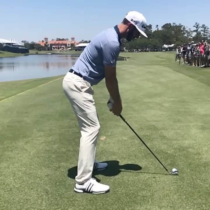 ダスティン・ジョンソンのインスタグラム：「Looking forward to a great week @theplayerschamp」