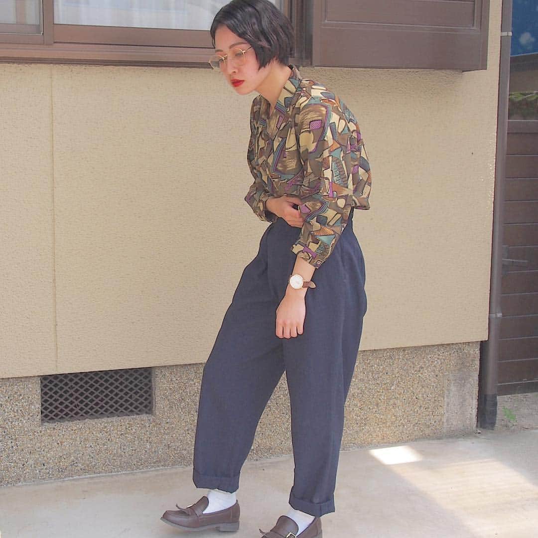 Mahoさんのインスタグラム写真 Mahoinstagram こんばんは Spialadies の柄シャツ 可愛い 猫背 っ Ootd Fudge Fashion Mensfashion Pants Cluse Watch Shirt 柄シャツ 古着 古着屋 Spia おじ コーデ メンズライク お洒落 お洒落さんと繋がりたい コーデ