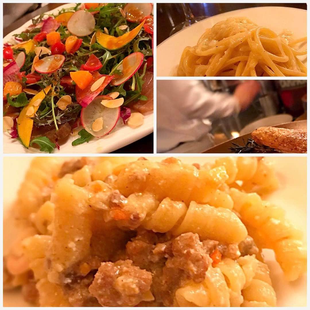 山田佳子さんのインスタグラム写真 - (山田佳子Instagram)「シチリア料理、美味しかった〜😍 #楽しい #ディナー #パスタ好き #たまらん #美味しさ #ドンチッチョ #シチリア料理」4月18日 12時30分 - yoshiko117