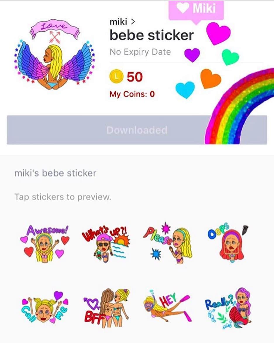 イラストレーターbebeのインスタグラム