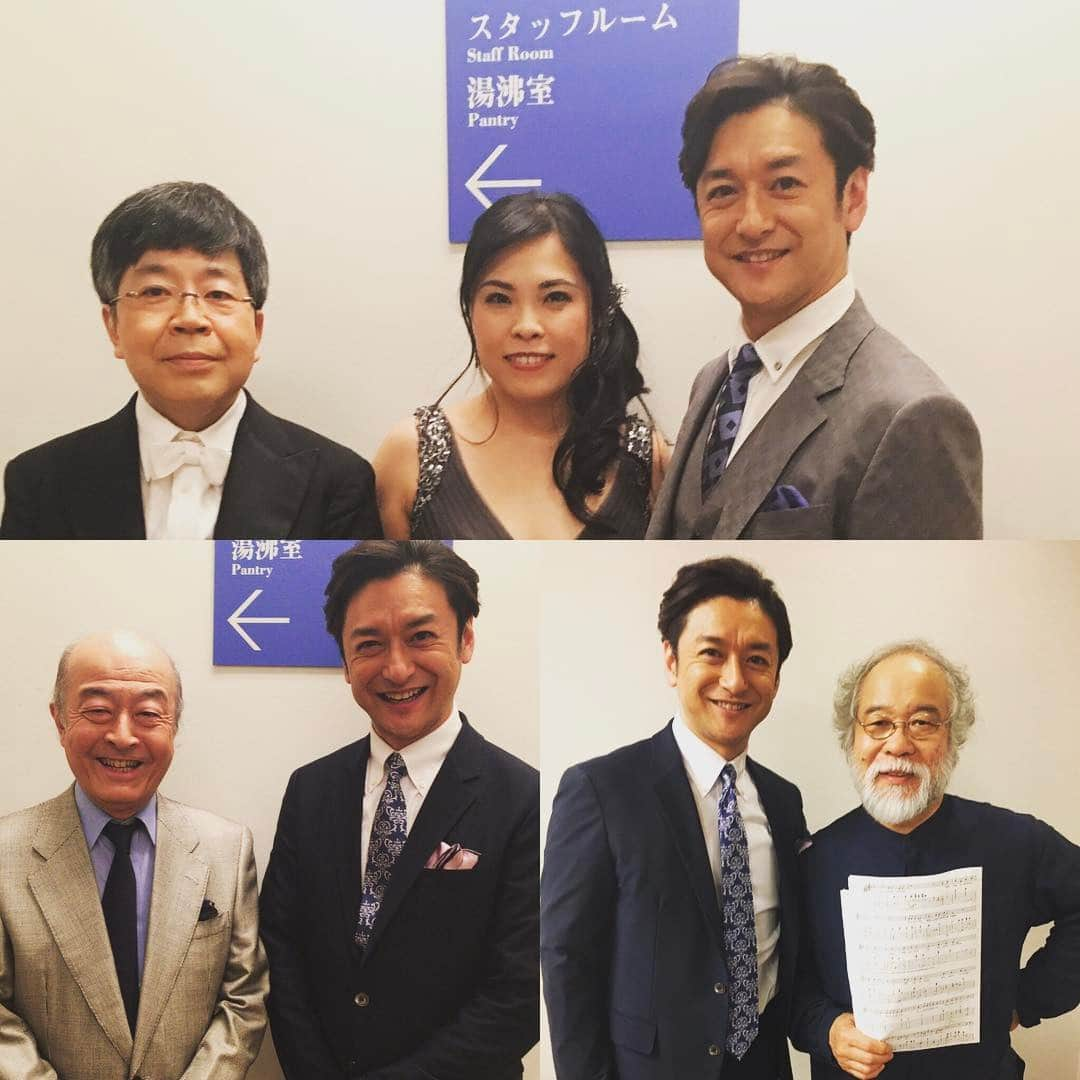 石丸幹二さんのインスタグラム写真 - (石丸幹二Instagram)「題名のない音楽会  先週と今週のゲストの皆さま  指揮者/高関健さん リュート/つのだたかしさん ソプラノ/中村恵理さん 作曲家/池辺晋一郎さん  日本の音楽会の重鎮から新進気鋭まで。 出会いの輪が広がる嬉しい時間  #kanjiishimaru  #石丸幹二  #題名のない音楽会 #高関健 #中村恵理 #つのだたかし #池辺晋一郎」4月24日 0時40分 - team_kanji_ishimaru