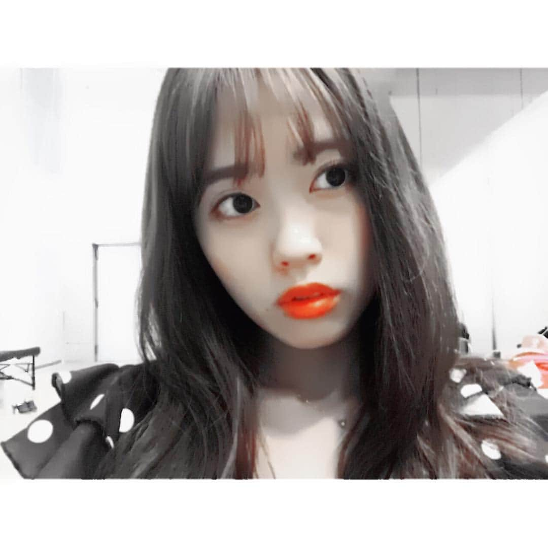 竹内舞のインスタグラム：「本日公演♥️♥️ #monotone #lip」