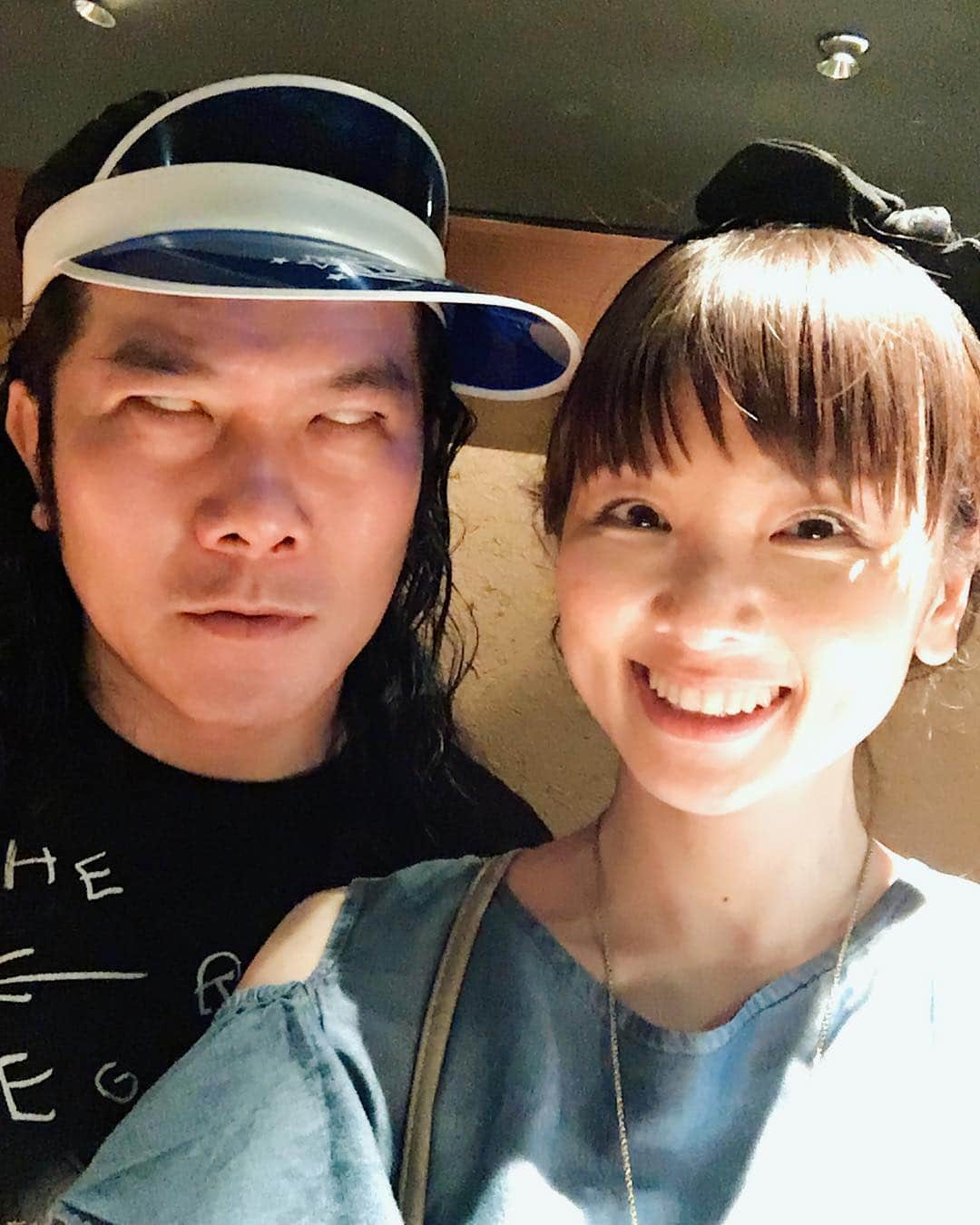 宍戸留美のインスタグラム：「#福岡 #ロンボマルシェ。#掟ポルシェ #rumishishido #宍戸留美 #カラシメンタイコ #絵恋ちゃん #里咲りさ」