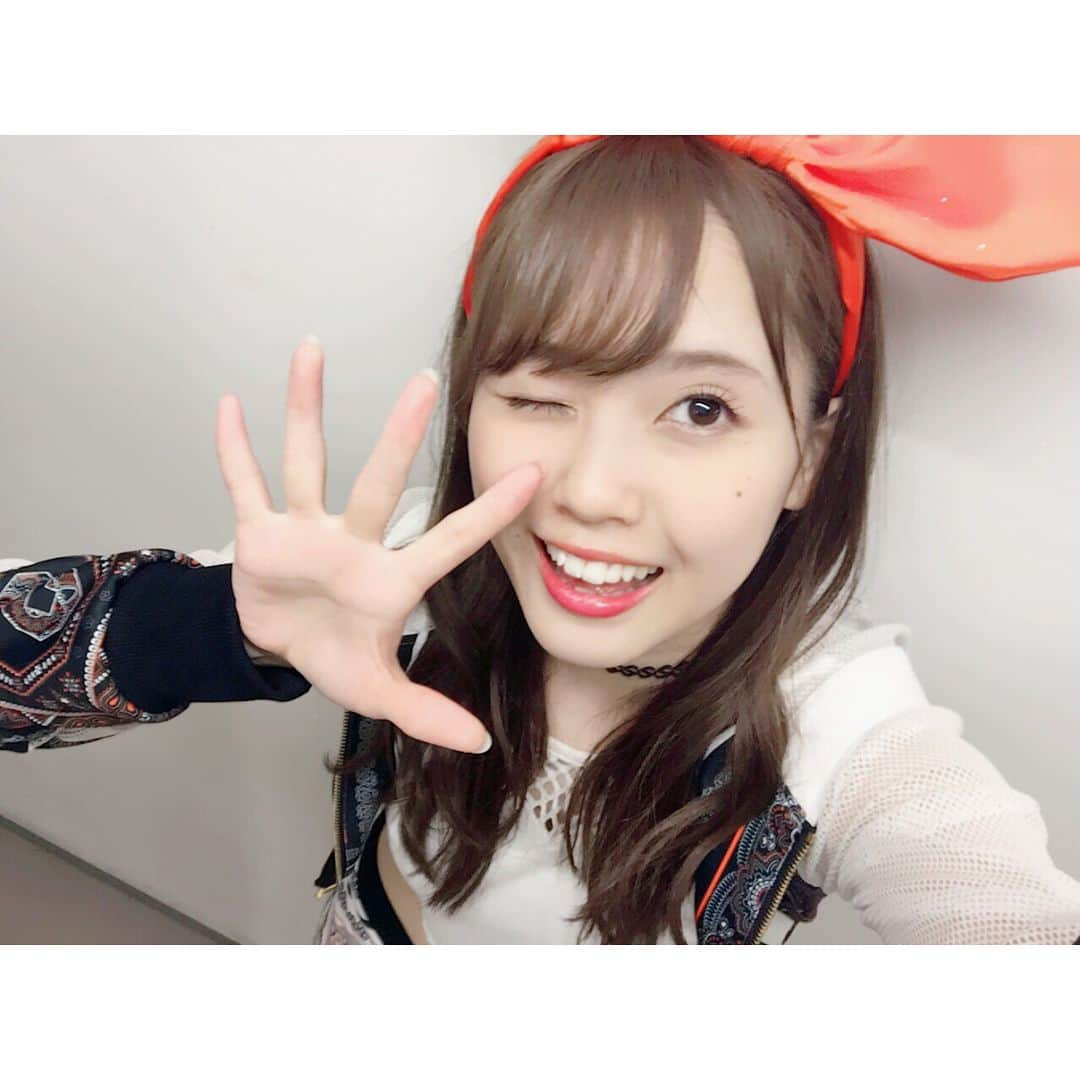 竹内舞のインスタグラム：「Wink🌼🌼🌼 #ske48チームs#重ねた足跡公演 #特技#wink#😘#love#👯」