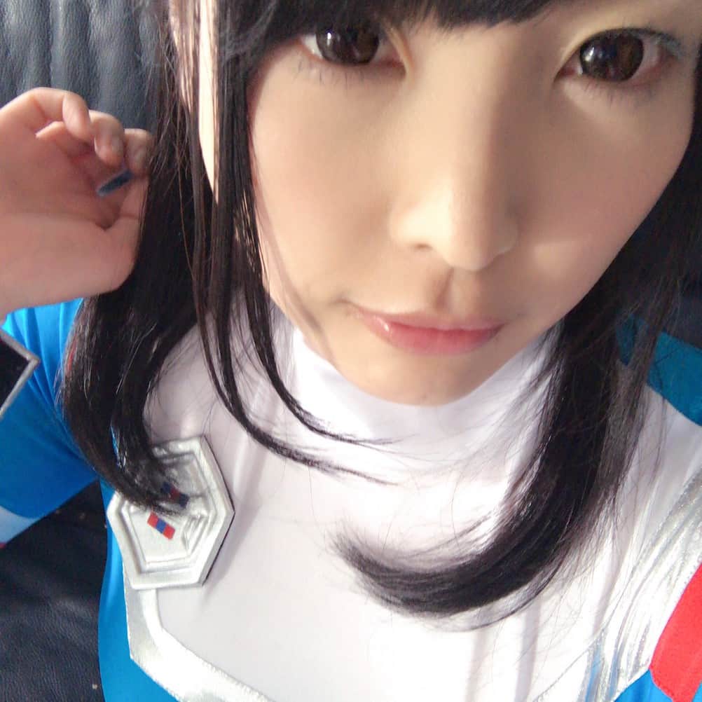 新村あかりのインスタグラム：「GIGAさんの撮影でした！宇宙捜査官アミー(*´ω｀*)」