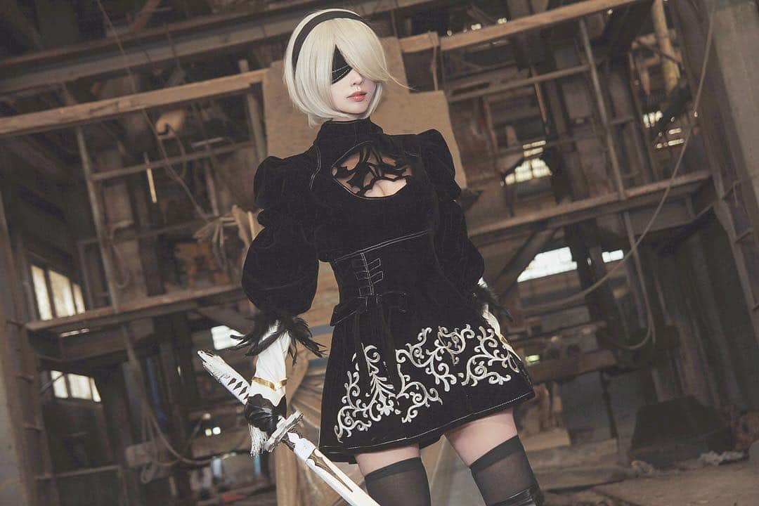 HAIMさんのインスタグラム写真 - (HAIMInstagram)「2B #nierautomata #nierautomata2b #cosplay」4月29日 21時21分 - haim__s