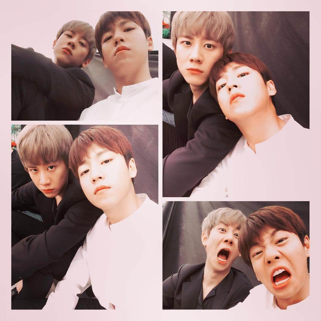 イ・ヒョヌのインスタグラム：「forever #또모  #윤 #한결」