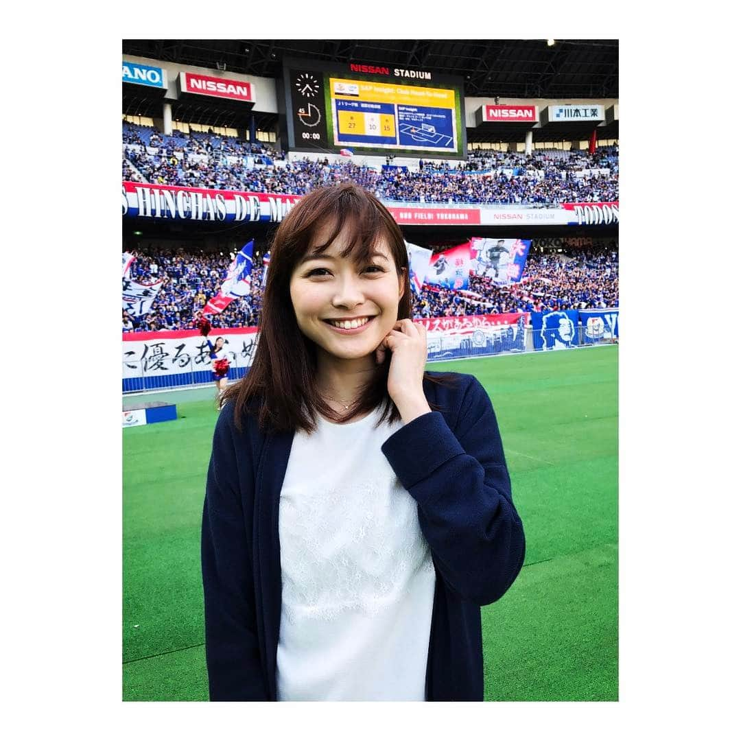 久冨慶子さんのインスタグラム写真 - (久冨慶子Instagram)「今日は日産スタジアムに取材に行ってきました！ 言わずもがな、、風が強かったです。 今夜のやべっちF.C.お楽しみに♫  #テレビ朝日 #やべっちfc #横浜fマリノス #ガンバ大阪 #jリーグ #久冨慶子 #アナウンサー #⚽️」4月30日 20時55分 - keiko0hisatomi