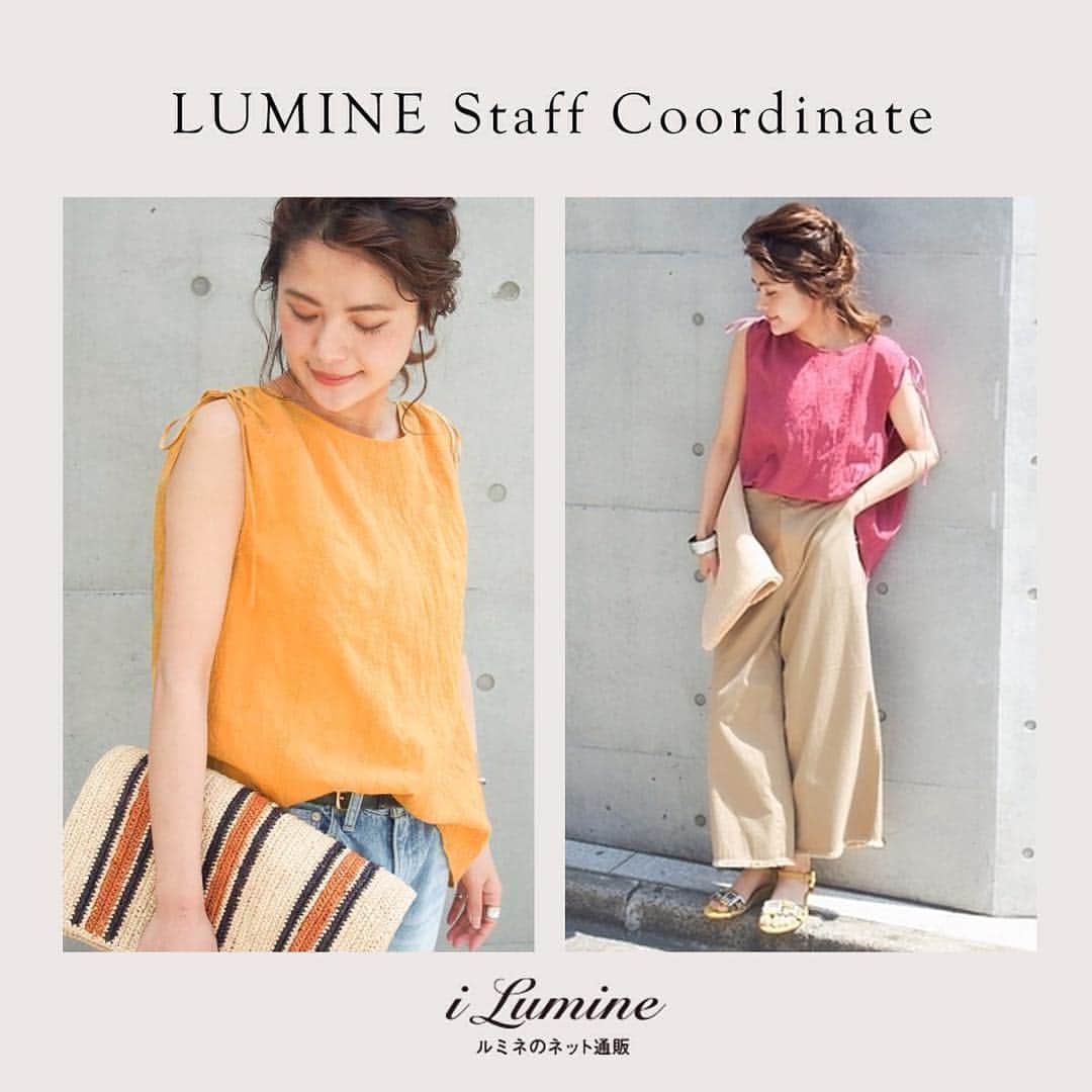 ルミネ公式のインスタグラム：「小さなフラワー刺繍をあしらったデザインと肩リボンがポイント。 #lumine #ルミネ #ilumine #アイルミネ #SpickandSpan #スピックアンドスパン #トレンド #trend #spring #トップス \9800+tax #パンツ \9500+tax #ノースリ #ブラウス #刺繍 #ワイドパンツ #チノパン #ootd #outfit #fashion #coordinate #コーディネート #大人コーデ #コーデ #follow #followme #フォロー https://i.lumine.jp/coordinates/」