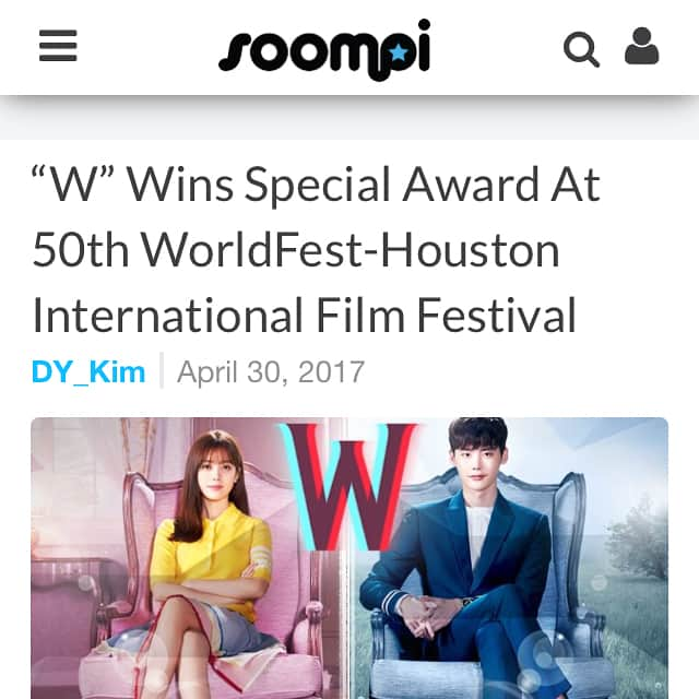 ハン・ヒョジュさんのインスタグラム写真 - (ハン・ヒョジュInstagram)「Congrats to team W - Two Worlds and their JongJoo Couple! Well deserved! Im so proud of you all ❤🌸🏆 #한효주 #이종석 #더블유 #jongjoocouple #leejongsuk #hanhyojoo #wtwoworlds #honeycouple #w #jongjoo #kangchul #ohyeonjoo #chulyeonjoo #twoworlds」5月1日 11時23分 - hanhyojooworld