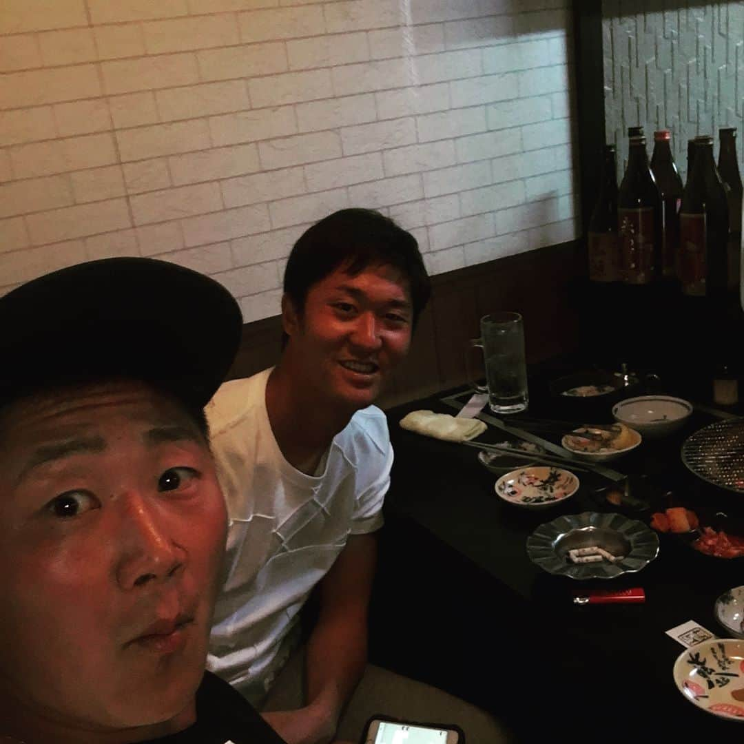 三ツ俣大樹さんのインスタグラム写真 - (三ツ俣大樹Instagram)「焼肉(^ ^) #名古屋#今池#焼肉#びっくり#中日#浜田智博#92年」5月1日 19時57分 - mitsu051137