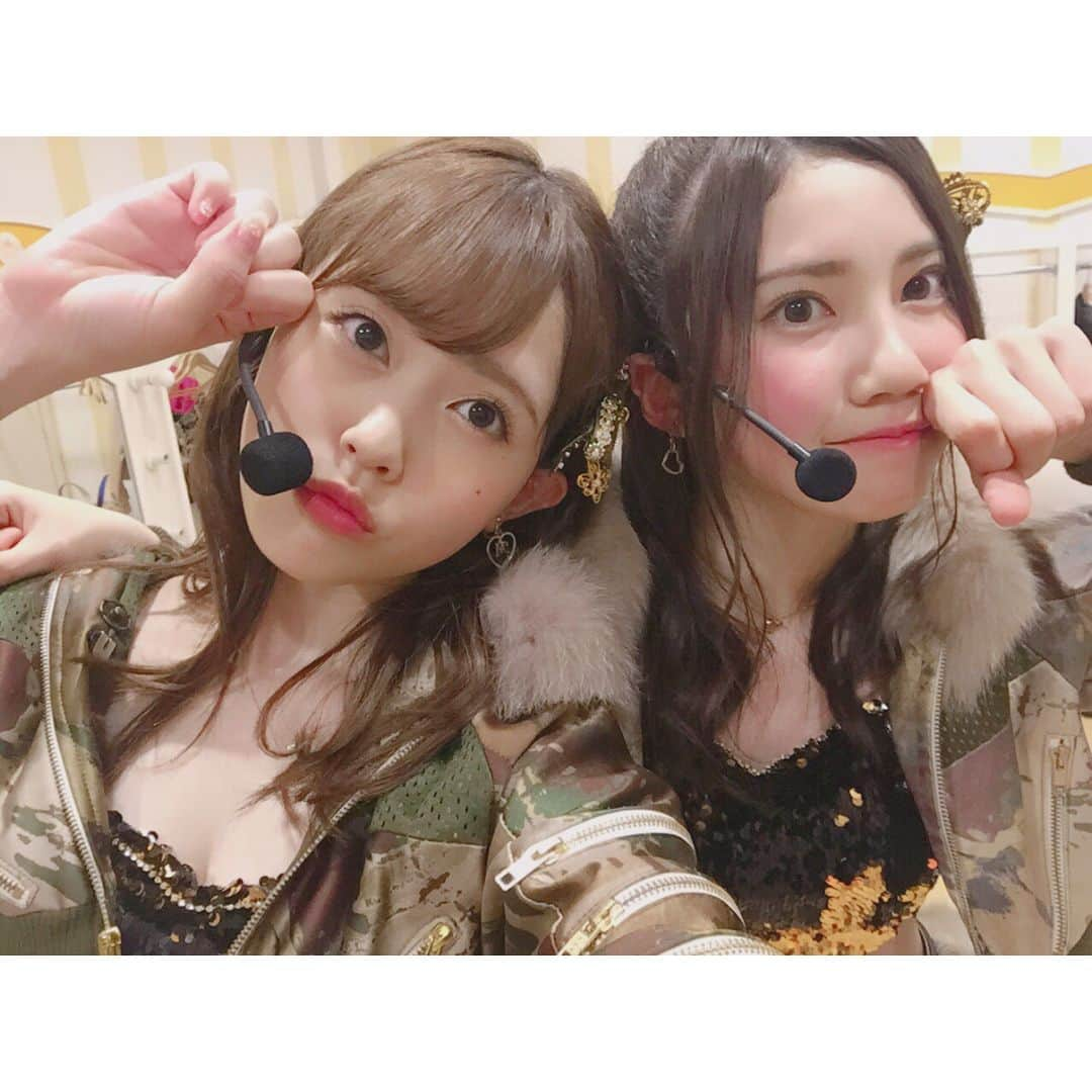 竹内舞のインスタグラム：「公演love💖💖 #チームS#重ねた足跡公演  #赤ピン#👠#ske48  #綾巴と舞#2人合わせて#ぱい」