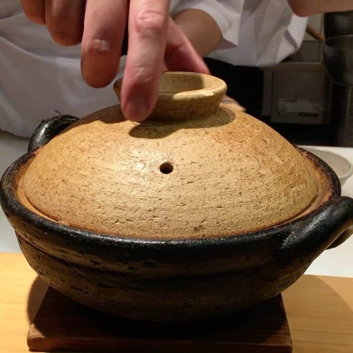 乾雅人のインスタグラム：「はらまさ@曙橋 フィナーレは、かどわき仕込のトリュフご飯。かどわきより美味くなってないすか…」