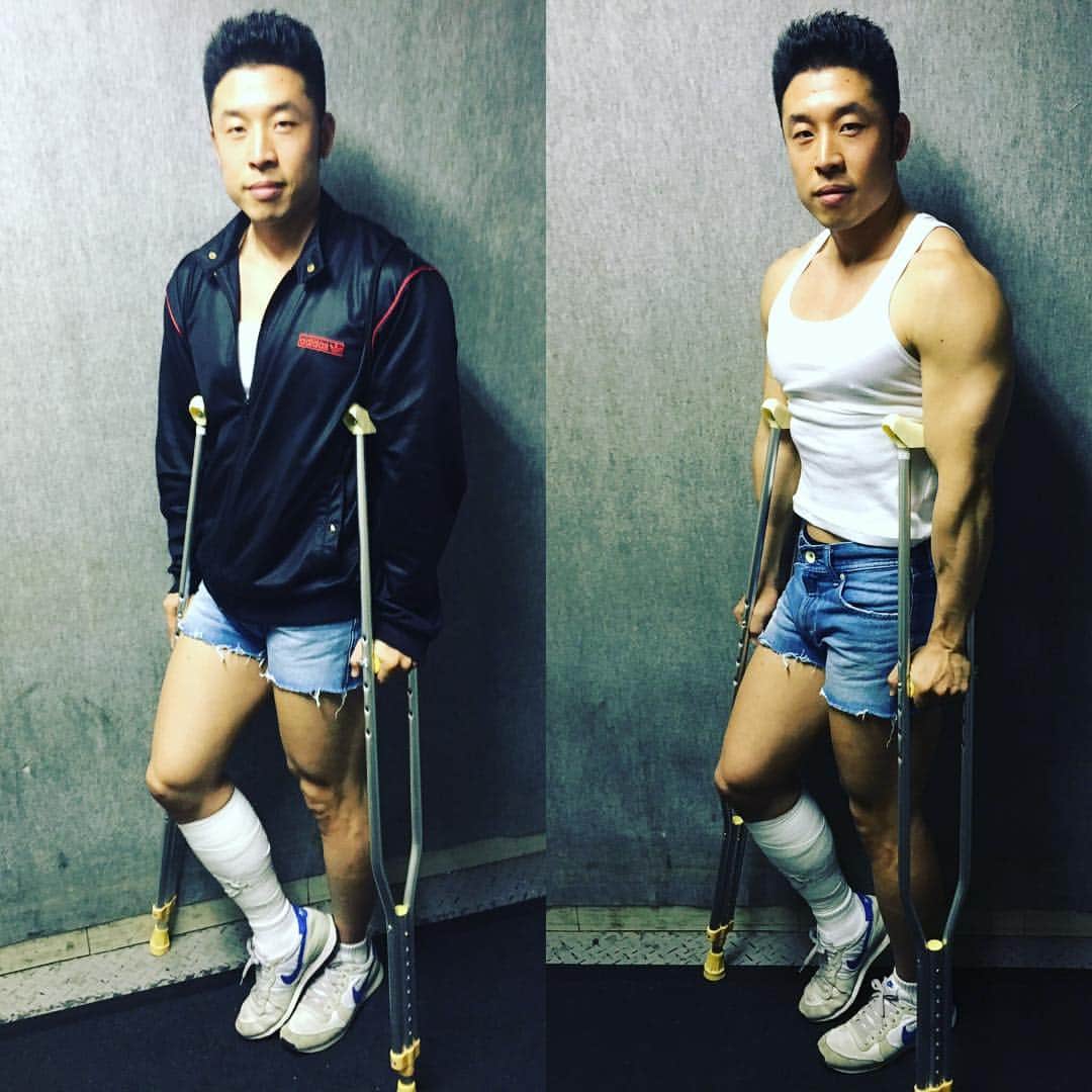 のインスタグラム：「営業前、営業前後。 #なかやまきんに君さん」