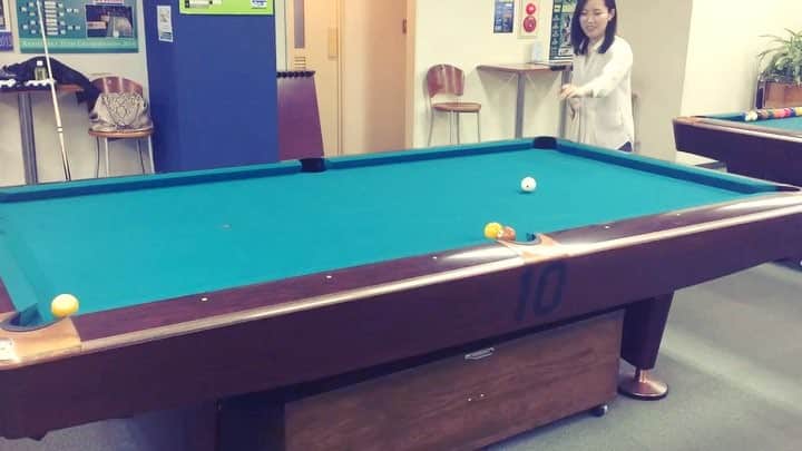 ありさ・あげまんクリエイターのインスタグラム：「趣味・特技欄にビリヤードも追加しようかな😆 ・ #ビリヤード #billiards #趣味 #特技」