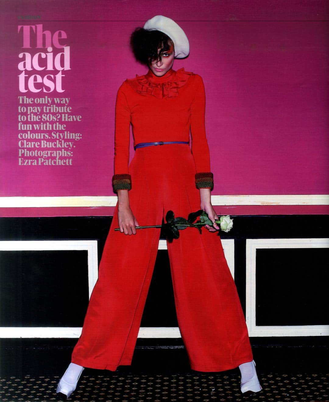 ピーピーキューさんのインスタグラム写真 - (ピーピーキューInstagram)「Acid Test - The Guardian - PPQ AW09 - Ypres All in One #ppq #ppqlondon #jumpsuit @amymolyneaux @percyparker #bright #red #editorial #fashion Photography @thepatchett」5月5日 22時16分 - ppqlondon