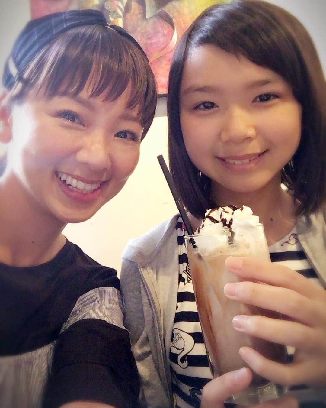 宍戸留美のインスタグラム：「#コトネ #宍戸留美 #rumishishido #自撮り #親子 #妹分 #準グランプリ #可愛い #japanese #少女」