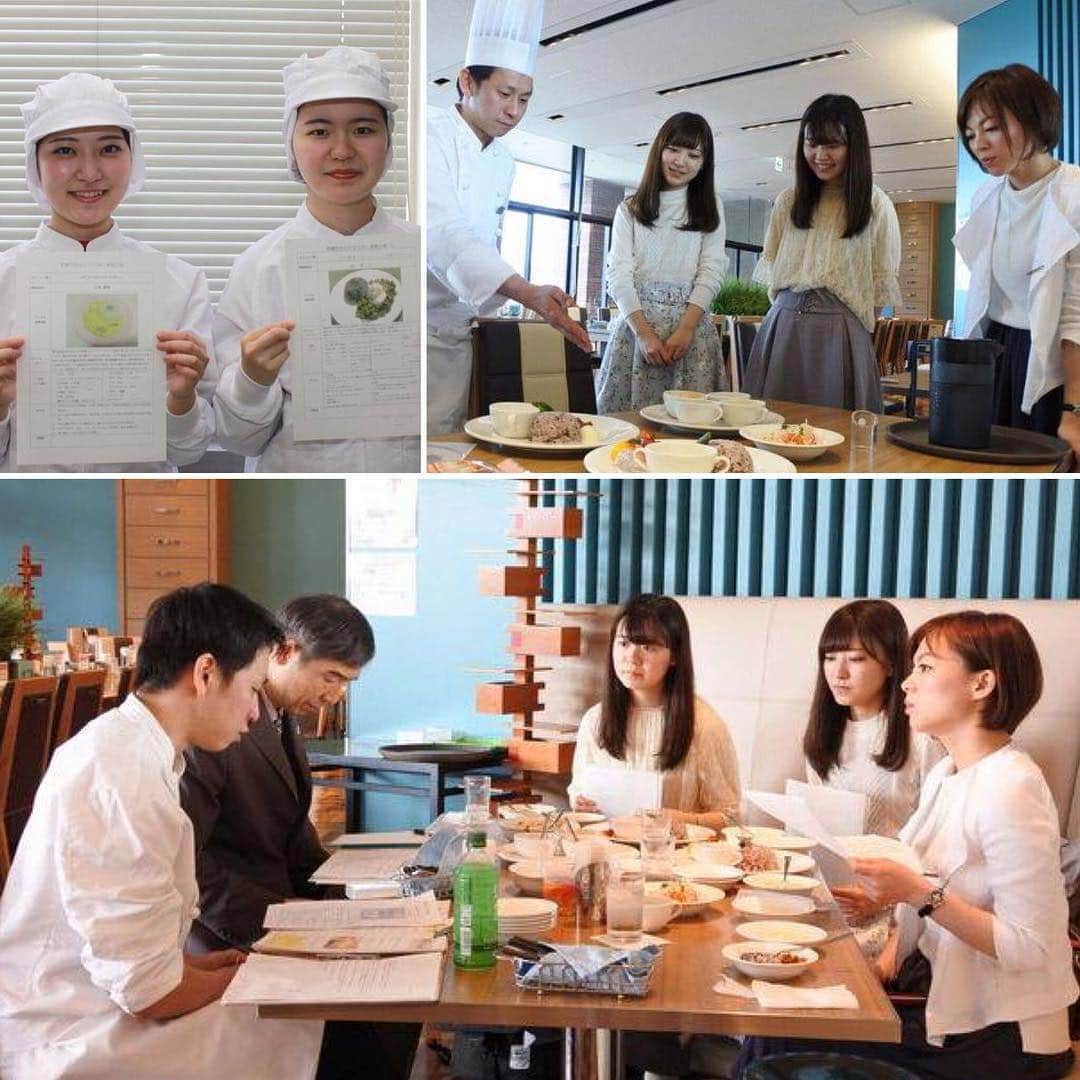 神戸学院大学さんのインスタグラム写真 - (神戸学院大学Instagram)「栄養学部の硲菜々子さんと古居優季さん(ともに2年次生)🤓が、ポートアイランドキャンパスのレストラン「ジョリポー」🍽✨とコラボし、大根や高野豆腐などを使った２種類のカレー作り🍛を進めています‼️😋🍴🌶 打ち合わせでは、二人を指導している百武愛子先生も加わり、ジョリポーの姫路尚シェフ👨‍🍳が試作したカレー🍛を食べ比べるなどして、2種類のカレーをワンプレートで提供することを決めました‼️✨😆 さっぱりとした野菜のピクルス🥒🥕を添えるというシェフ👨‍🍳からも提案もあり、今後、さらに改良を加えていきます✨🥘✨ 販売は、7月5日～11日の予定。メニューが確定すれば、またお知らせします‼️😋 #神戸学院大学 #神戸学院 #ポートアイランドキャンパス #ジョリポー #学内レストラン #栄養学部 #2種類のカレー #乞うご期待 #ジョリポーとコラボ #kobegakuinuniversity #kobegakuin #schoolofnutrition #facultyofnutrition #portislandcampus #campuslife #joliport #universityinsiderestaurantjoliport #curry #cooking #makingsomethingnew」6月2日 9時43分 - kobegakuin_university_koho