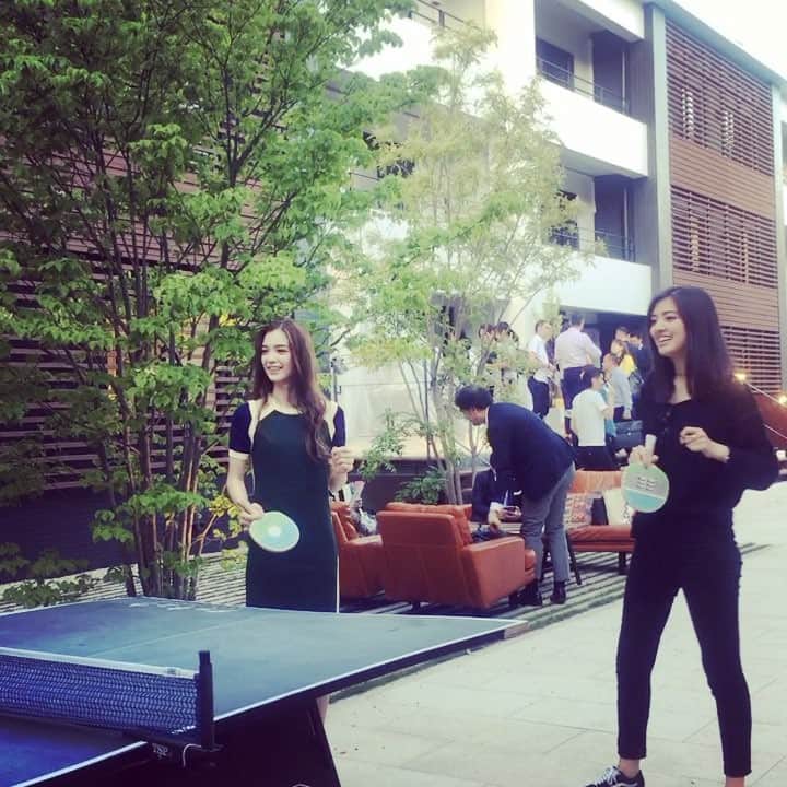 のインスタグラム：「【裏MUSE】🏓卓球対決🏓 #muse #teamstudie #studieag #teamstudiemuse #supergt #deportareyoga  #デポルターレクラブ  #sabonjapan #大里莉楠  #畑井咲耶 #初音」