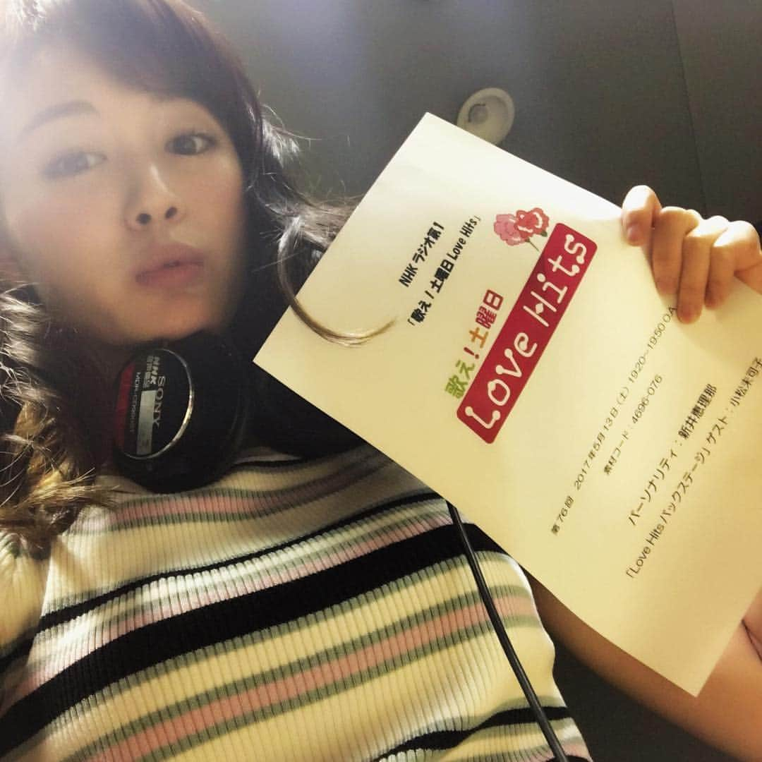 新井恵理那さんのインスタグラム写真 - (新井恵理那Instagram)「ラブヒッツ放送中☆メッセージ&リクエストお待ちしてます！#nhkラジオ第一」5月13日 19時22分 - elina_arai