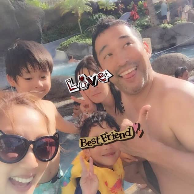 山田まりやさんのインスタグラム写真 - (山田まりやInstagram)「#hawaii にて#やるせなす #石井ちゃん #family と遭遇❣️❣️🤣🌈✨✨✨ #ご縁 ですなぁ😆www #現代狂言 での共演懐かしいなぁ😌✨」5月16日 12時51分 - mariya.yamada