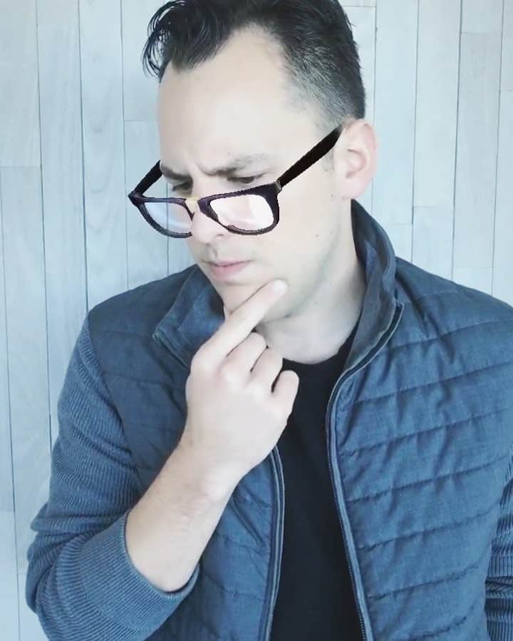 Mike Kriegerのインスタグラム：「We're excited to introduce face filters on Instagram today! They're rolling out soon and you can find them in the Stories and Direct camera; just tap the face icon in the bottom right. These glasses are my favorite (though you might see me as a koala too 😁). Protip: face filters work really well with Boomerang too.  We're also introducing an eraser brush (fun if you tap and hold to fill first, then erase), hashtags in Stories, and reverse. Can't wait to see what everyone creates with these new additions!」