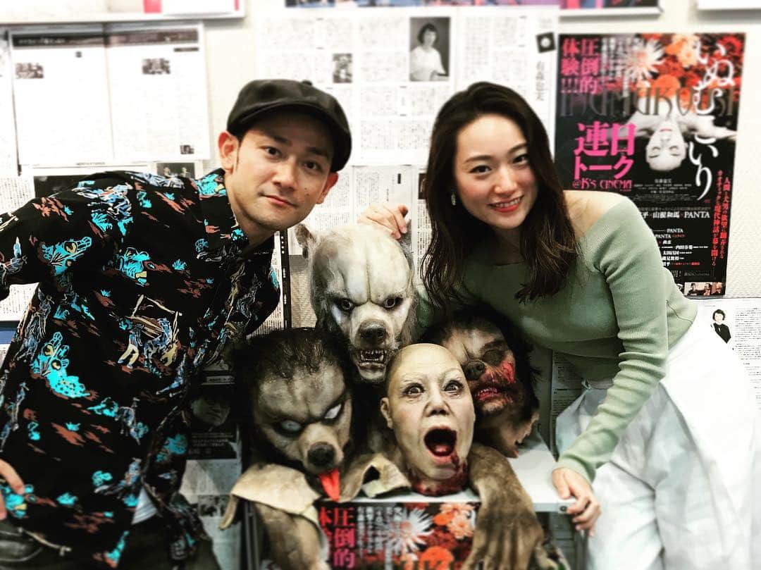 山根和馬さんのインスタグラム写真 - (山根和馬Instagram)「いぬむこいり 新宿K'sシネマ  トークショー  山根和馬  韓英恵  笠井薫明  もっと話したかった  ありがとうございました  #映画 #いぬむこいり #勝手にしやがれ #頭脳警察 #勝手にPANTA #INUMUKOIRI #千年のカオス #衝撃の4時間 #公開 #有森也実 #武藤昭平 #江口のりこ #尚玄 #笠井薫明 #山根和馬 #韓英恵 #べンガル #PANTA #緑魔子 #石橋蓮司 #柄本明 #監督 #片嶋一貴」5月17日 21時24分 - kazuma_yamane_sp