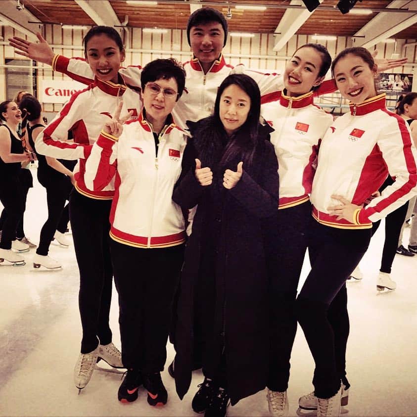 鄭シンのインスタグラム：「Go Team China」