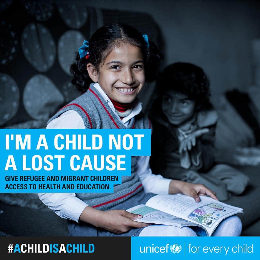 キム・ヨナさんのインスタグラム写真 - (キム・ヨナInstagram)「We cannot give up on refugee and migrant children. I believe #AChildIsAChild - and it’s on all of us to protect their hopes and dreams. If you share one thing today, please make it this. @unicef」5月19日 15時32分 - yunakim