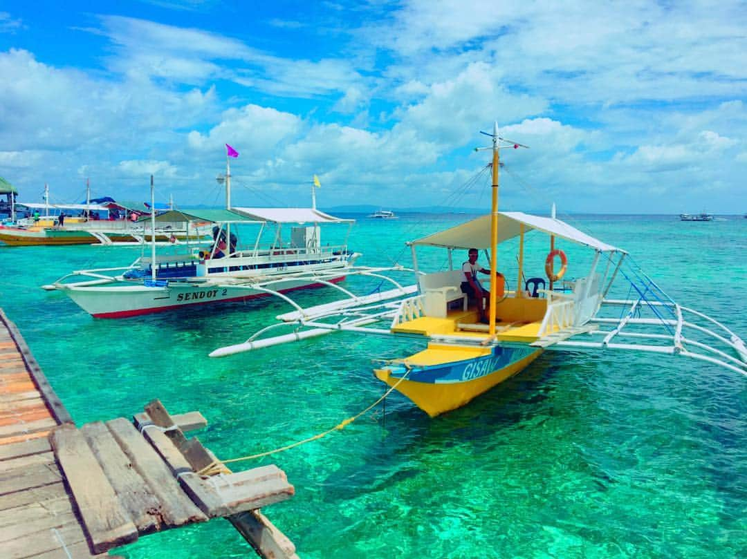 Jurina Otsukiのインスタグラム：「Beautyful lagoon🏝💕 #Philippines 🇵🇭 #Cebu 🐚 #nalusuan 🏖 #Crimzone 🌺」