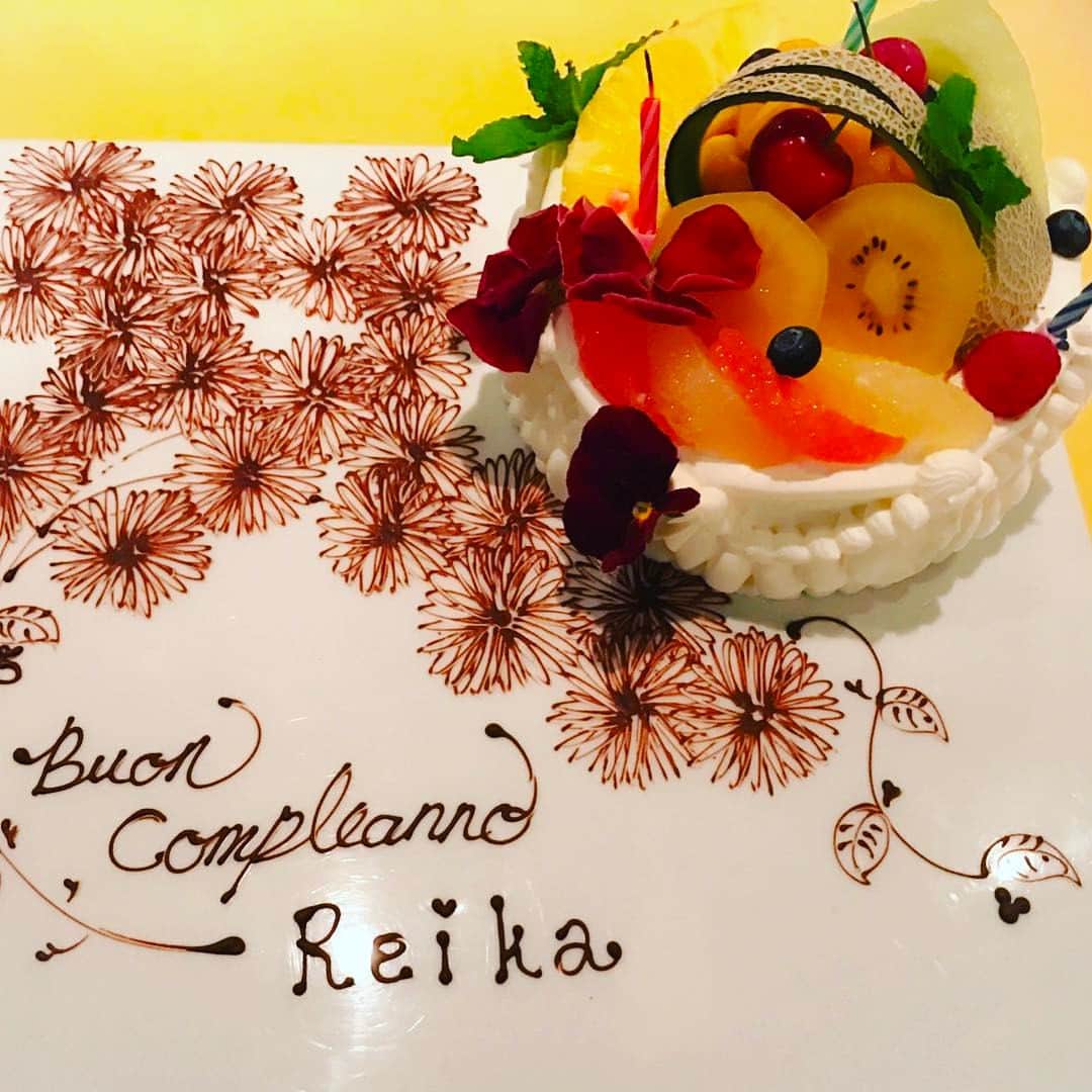 桜井玲香のインスタグラム：「Buon Compleanno  Reika」