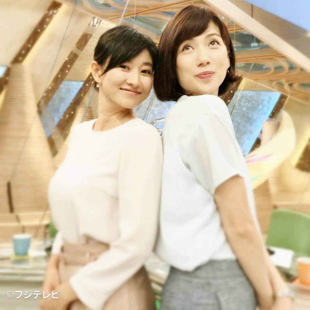 フジテレビ「とくダネ！」のインスタグラム：「菊川さんと梅津さんの2shot☆ ２人とも今週からヘアスタイルを変えてきましたよー!(^^)! #菊川怜 #梅津弥英子 #とくダネコーデ #ヘアスタイル #どんなセリフが合うでしょう #とくダネ大喜利 #ファッション #コーディネート #今日のコーデ #コーデ #アナウンサー #大喜利 #2017 #6月6日 #火曜日 #とくダネ #tokudane #フジテレビ #fujitv 170602」