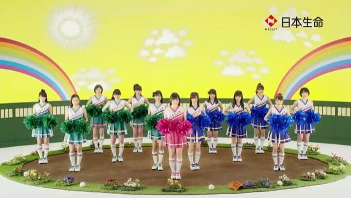 加賀楓のインスタグラム：「Momusu's cute cheerleading advert!!!! It's such a catchy song! There are 3 adverts together. ❤❤❤ #morningmusume16  #morningmusume17 #japanesegirl  #japaneseidol  #helloproject #helloprokenshuusei #モーニング娘16 #モーニング娘17 #アイドル #ハロプロ #ハロプロジェクト #ハロプロ研修生 #加賀楓 #13期」