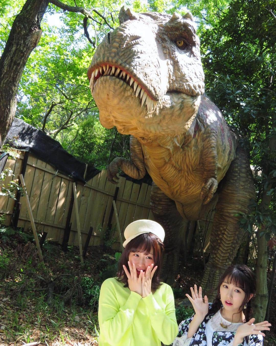 熊崎晴香さんのインスタグラム写真 - (熊崎晴香Instagram)「おはよう☀ #goodmorning #안녕 #恐竜 #dinosaur #アルイテラブル #東海walker #くまっきぃ #ディノアドベンチャー」5月24日 8時27分 - kumakuma9810