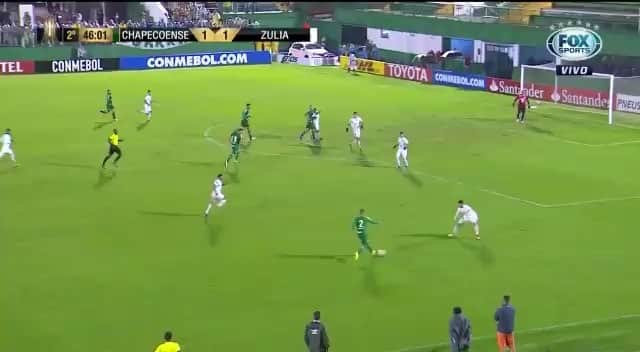 アンドレイ・ジロットのインスタグラム：「Obrigado Senhor por mais um gol importante ⚽️🙏🏼💚🏹 #vamochape #gol #libertadores」
