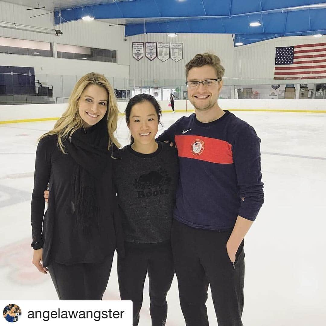 タニス・ベルビンのインスタグラム：「#Repost @angelawangster (@get_repost) ・・・ Great week with these two!」