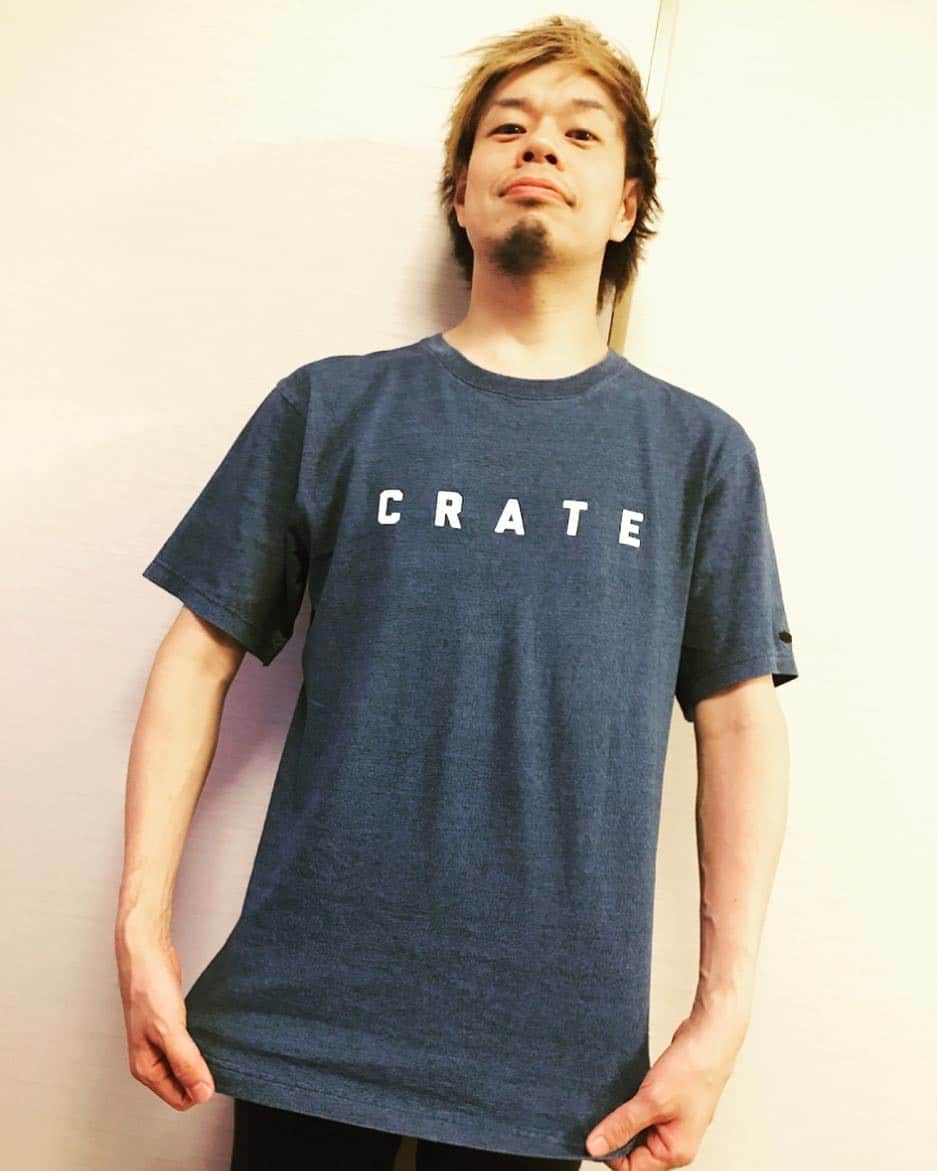 タクマ さんのインスタグラム写真 - (タクマ Instagram)「大阪籠球会のYOHEIからCRATEのTシャツが届いた。アイツが大切に育ててるブランドやので大切に着たいと思います。大阪籠球会今年も京都大作戦よろしく。 @crate_athletics  @yohei12」5月28日 1時14分 - takumamitamura