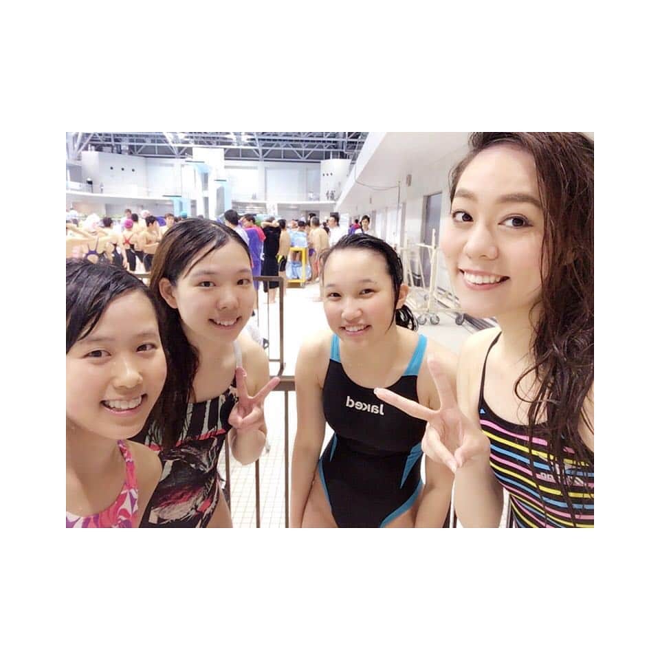 竹澤萌子のインスタグラム：「水泳の日✨👙🏊‍♀️🏊🏊‍♀️🏊 朝はJAPANの練習見せて頂いて、午後からはマーメイドレッスンのお手伝い🙋💓💓🌈 先輩後輩、同期、知り合いに沢山会えて楽しかった〜♩☺️😚♥️♥️♥️💯 関係者の皆さんお疲れ様でした🙏🏻✨✨✨ #swimming#diving#waterpolo#synchronizedswimming#pool#ishikawa#kanazawa#event#mermaid#lesson#instagood#instalike#石川#金沢#金沢プール#水泳#競泳#飛び込み#水球#シンクロ#水泳の日#マーメイド#お疲れさまでした#👙#🏊」