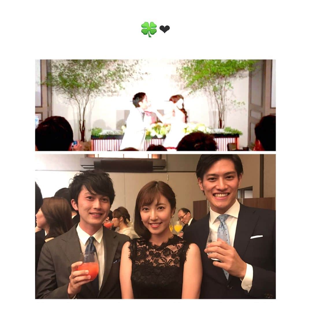 小澤陽子さんのインスタグラム写真 - (小澤陽子Instagram)「大学の先輩と、会社の先輩がついに#ゴールイン …☺️💍💖 幸せわけてもらったし、#結婚式 行くほうも、旧友に会えるから嬉しいなあ、、😊☘️🎵 #本当に素敵な夫婦💓 #末長くお幸せに💒」5月29日 17時50分 - yoko.ozawa729