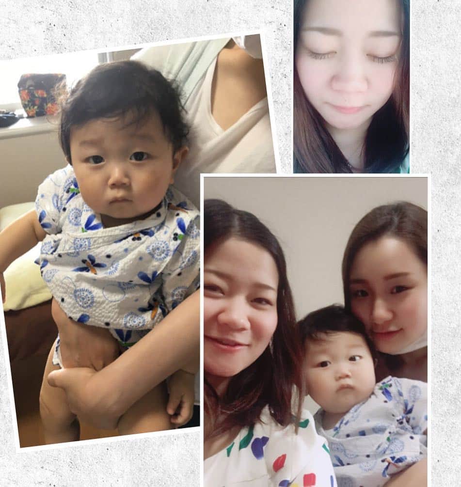田口春菜のインスタグラム：「久々のりかこー❤️ 久々のマツエク😍 りつくん初めまして！ 愛嬌ばつぐん誰に似たー？（笑） とりあえず可愛すぎた💕 #マツエク #初3D #りかこいつもありがとう #それにしても #写真のセンスない #snowで撮ったのは #保存できてなかった #残念」