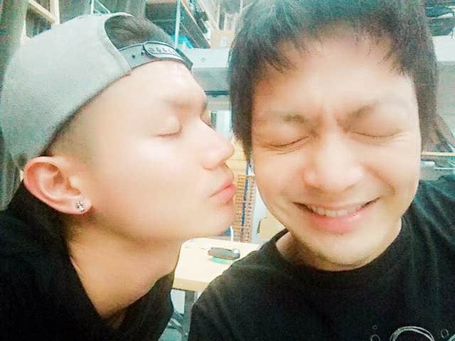 山碕薫太さんのインスタグラム写真 - (山碕薫太Instagram)「ちゅー😚✨ #忍ミュ #忍術学園 #潮江文次郎  #兵庫水軍 #義丸 #海老澤健次  #薫太」5月29日 22時00分 - kunta_19910424